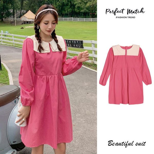 maternity dresses 2021 autumn double layers collar dress big yards, White
maternity dresses 2021 autumn double layers collar dress big yards, White