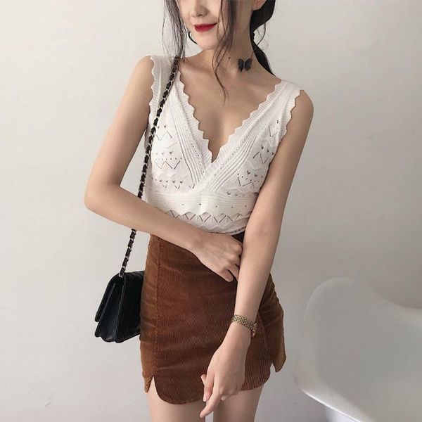 women's sweaters summer style clothing fashion knitting v-neck sleeveless hook flower female hollow out tank vest, White;black
women's sweaters summer style clothing fashion knitting v-neck sleeveless hook flower female hollow out tank vest, White;black