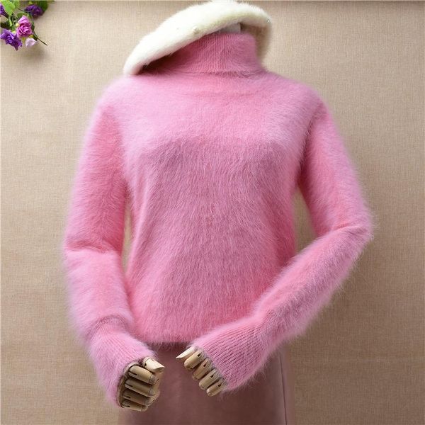 women's sweaters ladies women fashion hairy mink cashmere turtleneck long sleeves slim pullover blouses angora fur winter jumper swea, White;black
women's sweaters ladies women fashion hairy mink cashmere turtleneck long sleeves slim pullover blouses angora fur winter jumper swea, White;black