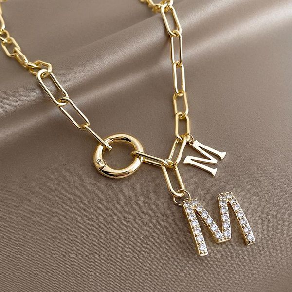chokers punk style hip hop thick chain short necklace for woman m 2021letter pendant neck korean fashion jewelry sweater, Golden;silver
chokers punk style hip hop thick chain short necklace for woman m 2021letter pendant neck korean fashion jewelry sweater, Golden;silver