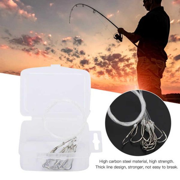 fishing hooks 4 box silver high carbon steel fishhook wire leader leashes for seafishing line
fishing hooks 4 box silver high carbon steel fishhook wire leader leashes for seafishing line