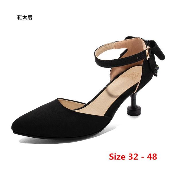dress shoes summer high heels d'orsay scarping women's party wedding heel stiletto woman pumps small big size 32 - 48, Black
dress shoes summer high heels d'orsay scarping women's party wedding heel stiletto woman pumps small big size 32 - 48, Black