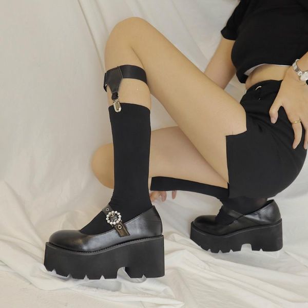 dress shoes boussac chunky heel platform mary jane women luxury rhinestone buckle high heels pumps black punk goth
dress shoes boussac chunky heel platform mary jane women luxury rhinestone buckle high heels pumps black punk goth