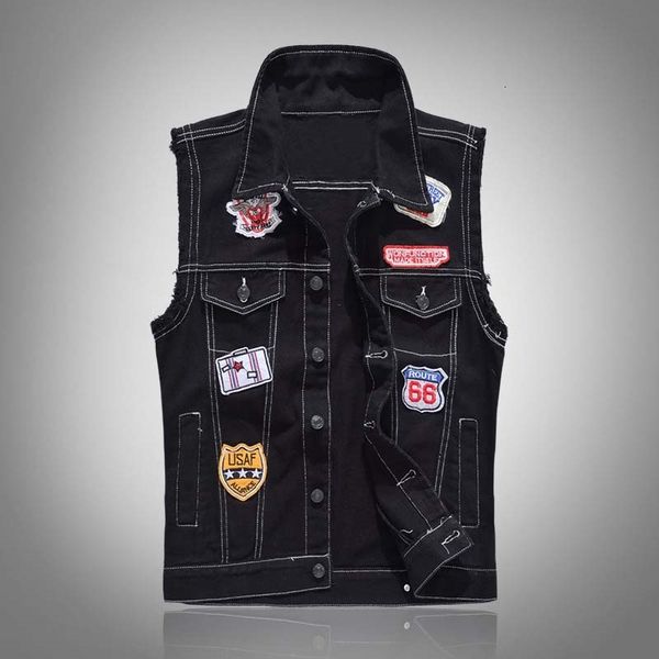 men's vests arrival men slim fashion denim lapel sleeveless single breasted casual bae patchwork black trendy waistcoat d260 q2jm, Black;white
men's vests arrival men slim fashion denim lapel sleeveless single breasted casual bae patchwork black trendy waistcoat d260 q2jm, Black;white
