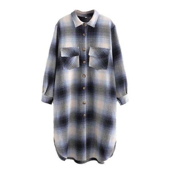 blsqr fashion pockets oversized plaid jacket women vintage long sleeve side vents female outerwear coat chic 210430, Black;brown
blsqr fashion pockets oversized plaid jacket women vintage long sleeve side vents female outerwear coat chic 210430, Black;brown