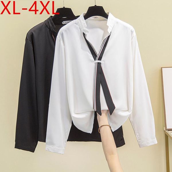plus size t-shirt missfansiqi spring autumn shirts women v neck long sleeve large loose casual chiffon office ladies shirt tees 4xl, Black
plus size t-shirt missfansiqi spring autumn shirts women v neck long sleeve large loose casual chiffon office ladies shirt tees 4xl, Black