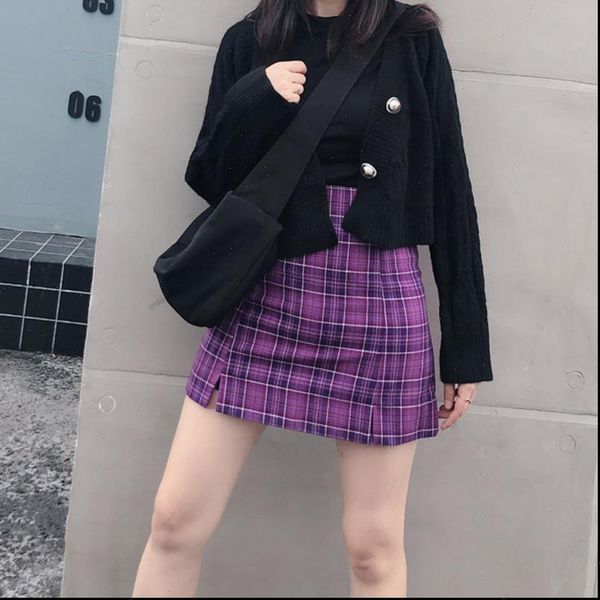 women shorts england style casual purple plaid skirts sale harajuku high waist plaided skirt plus size s332, White;black
women shorts england style casual purple plaid skirts sale harajuku high waist plaided skirt plus size s332, White;black
