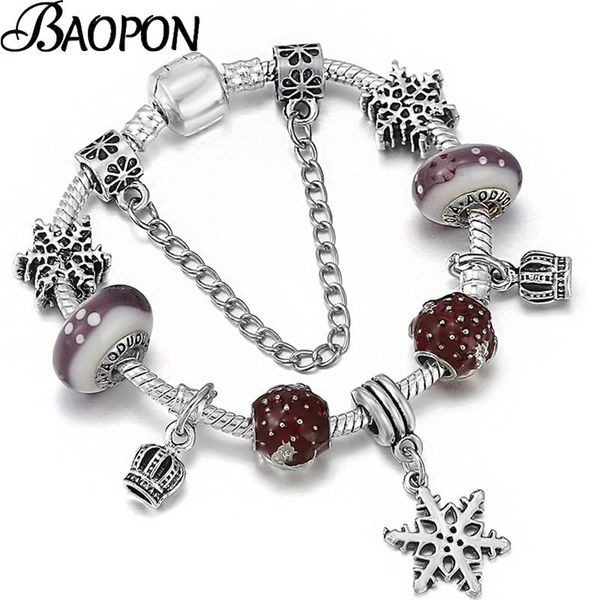 charm bracelets 2021 trendy silver color snow elk beads bracelet bangles for women men kids friend christmas jewelry gift drop, Golden;silver
charm bracelets 2021 trendy silver color snow elk beads bracelet bangles for women men kids friend christmas jewelry gift drop, Golden;silver