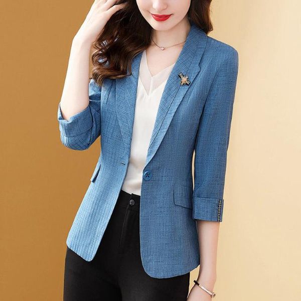 women's suits & blazers spring summer women jacket 2021 fashion blue short three-quarter sleeve office suit female plus size casual, White;black
women's suits & blazers spring summer women jacket 2021 fashion blue short three-quarter sleeve office suit female plus size casual, White;black