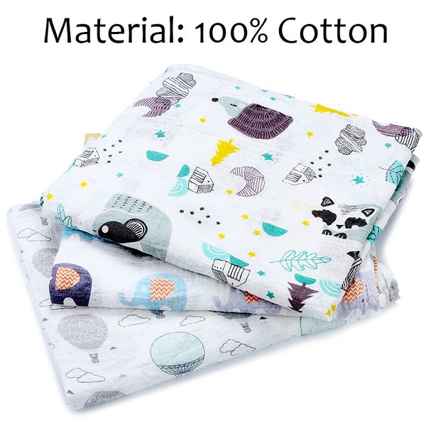 100% Muslin Cotton Balloon Fruit Animal Print Baby Swaddles Newborn Blankets Bedding Infant Gauze Wrap Both Towel, No2
100% Muslin Cotton Balloon Fruit Animal Print Baby Swaddles Newborn Blankets Bedding Infant Gauze Wrap Both Towel, No2