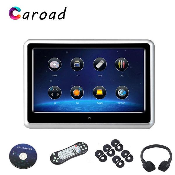 car video caroad 9 inch headrest monitor hd 1080p dvd player touch screen with usb/sd/ir/fm transmitter/speaker/wireless game
car video caroad 9 inch headrest monitor hd 1080p dvd player touch screen with usb/sd/ir/fm transmitter/speaker/wireless game