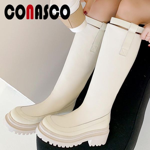 boots conasco classic omen knee high autumn winter warm cow leather night club party prom shoes flatforms woman, Black
boots conasco classic omen knee high autumn winter warm cow leather night club party prom shoes flatforms woman, Black