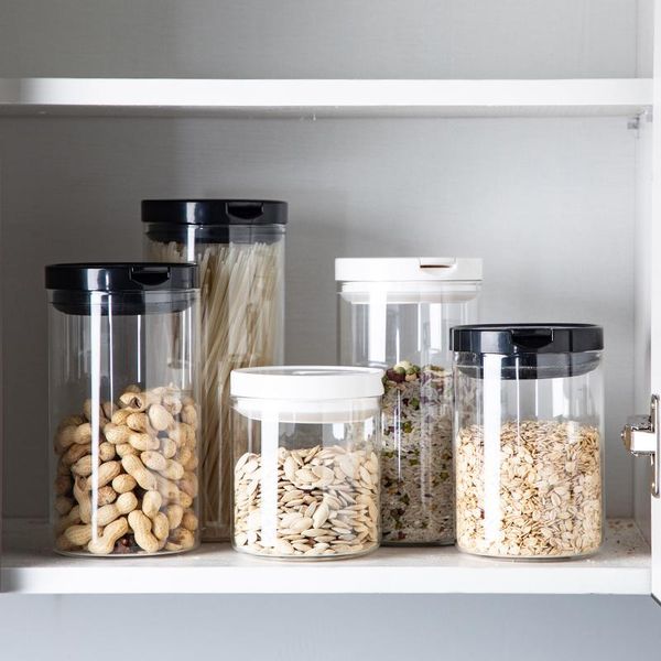 storage bottles & jars high borosilicate glass sealed jar home kitchen miscellaneous transparent box
storage bottles & jars high borosilicate glass sealed jar home kitchen miscellaneous transparent box