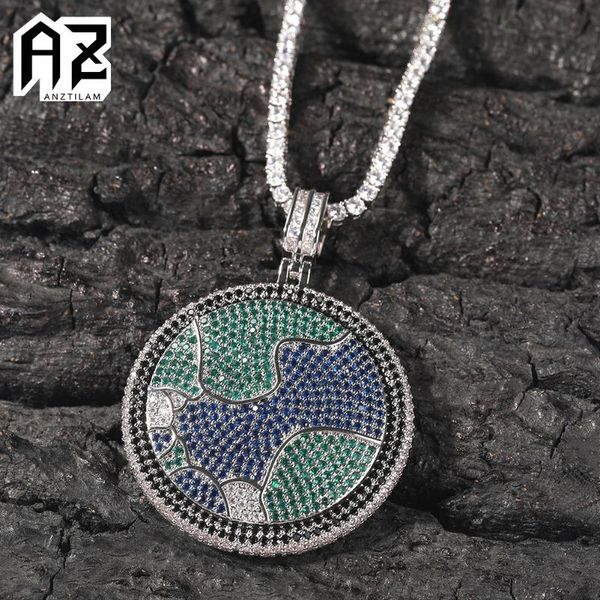 pendant necklaces az iced out big blue round rotatable pendants necklace full bling stone for women men goth jewelry with long chain, Silver
pendant necklaces az iced out big blue round rotatable pendants necklace full bling stone for women men goth jewelry with long chain, Silver