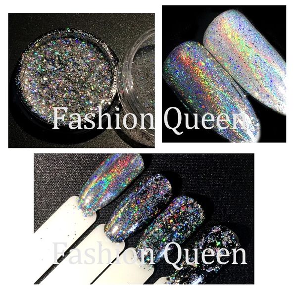 grade galaxy holo flakes 0.2g/box laser bling rainbow flecks chrome magic effect irregular nail art glitter powders, Silver;gold
grade galaxy holo flakes 0.2g/box laser bling rainbow flecks chrome magic effect irregular nail art glitter powders, Silver;gold