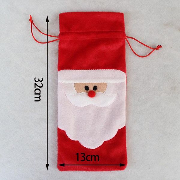 red wine bottle cover bags christmas dinner table decoration santa claus year home party decors c44 gift wrap
red wine bottle cover bags christmas dinner table decoration santa claus year home party decors c44 gift wrap