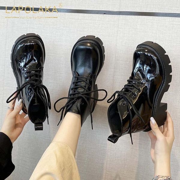 boots lapolaka 2021 arrivals motorcycle woman shoes platform comfy ins wholesale non-slip fashion girls stylish bootie lady, Black
boots lapolaka 2021 arrivals motorcycle woman shoes platform comfy ins wholesale non-slip fashion girls stylish bootie lady, Black