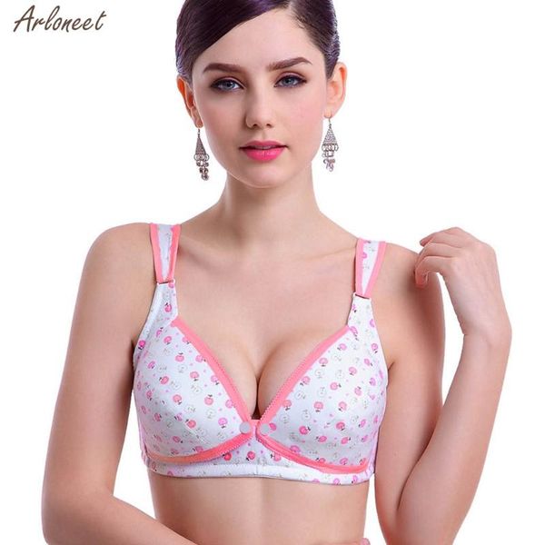 women no steel ring bra maternity ladies button print lactation intimate pregnant camisole wrapped chest intimates, White
women no steel ring bra maternity ladies button print lactation intimate pregnant camisole wrapped chest intimates, White