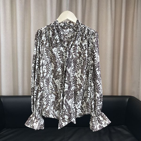 shirt 2021 printed ribbon female design sense light mature spring and autumn long sleeve 4osy, White
shirt 2021 printed ribbon female design sense light mature spring and autumn long sleeve 4osy, White