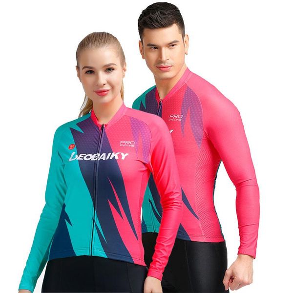 racing sets pro team cycling set men summer long sleeve bicycle jersey women road bike uniforme couple sportswear riding mtb clothing, Black;blue
racing sets pro team cycling set men summer long sleeve bicycle jersey women road bike uniforme couple sportswear riding mtb clothing, Black;blue