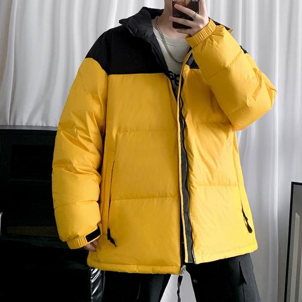 men's down & parkas 2021 winter coat warm streetwear cotton coats slim male jackets solid windproof padded mens hiphop clothing, Black
men's down & parkas 2021 winter coat warm streetwear cotton coats slim male jackets solid windproof padded mens hiphop clothing, Black