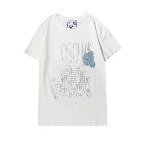2021 summer short-sleeved t-shirt men's trendy brand fashion cute bear pattern casual loose short three-color, White;black
2021 summer short-sleeved t-shirt men's trendy brand fashion cute bear pattern casual loose short three-color, White;black