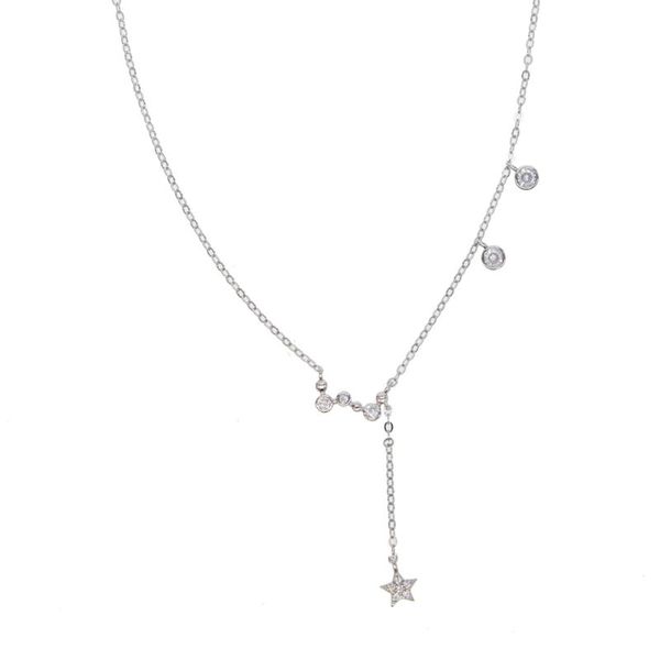 elegant long pendant star necklaces 100% 925 pure silver jewelry fashion irregular clavicle chain layers clear cz choker chokers, Golden;silver
elegant long pendant star necklaces 100% 925 pure silver jewelry fashion irregular clavicle chain layers clear cz choker chokers, Golden;silver