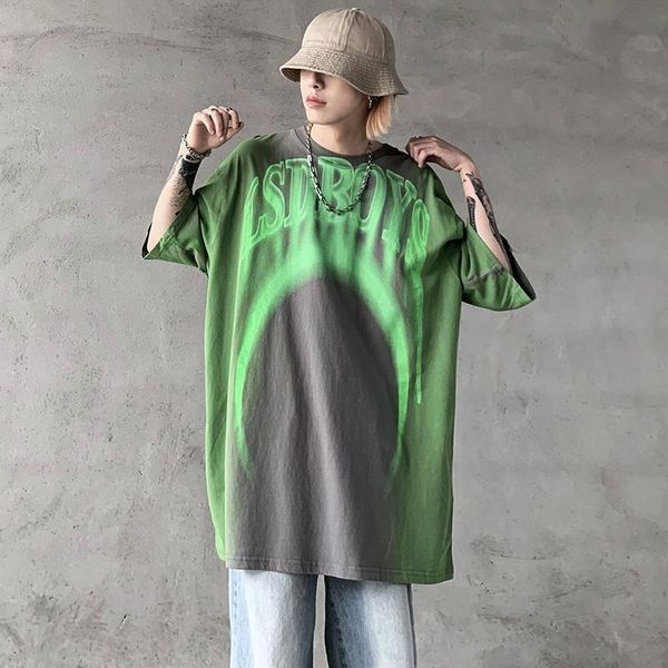 men's t-shirts summer harajuku tie dye graffiti minority abi over size loose short sleeve t-shirt and women's fashion top, White;black
men's t-shirts summer harajuku tie dye graffiti minority abi over size loose short sleeve t-shirt and women's fashion top, White;black