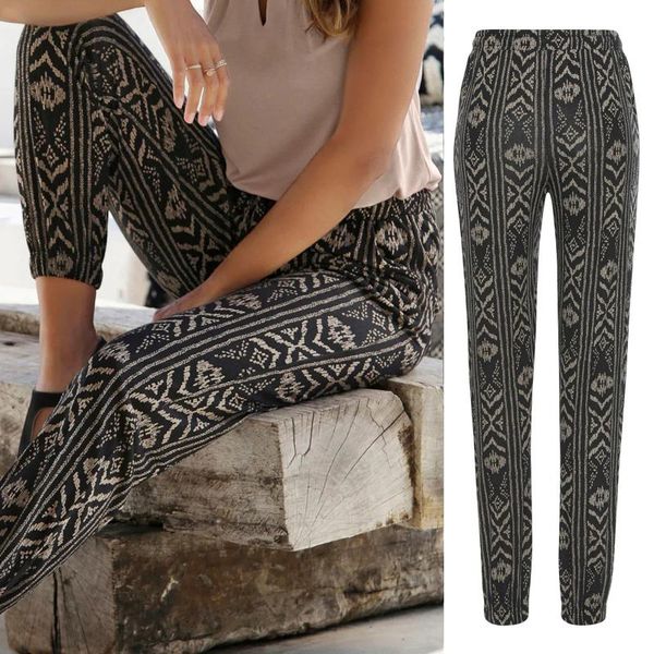 women's pants & capris summer women casual plus size trousers elastic wasit ethnic digital print bohemian long loose pant pantalones 12, Black;white
women's pants & capris summer women casual plus size trousers elastic wasit ethnic digital print bohemian long loose pant pantalones 12, Black;white