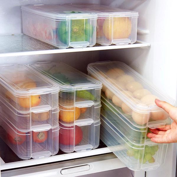 storage bottles & jars refrigerator food multi-layer box refrigerated egg dumpling grains goods with lids
storage bottles & jars refrigerator food multi-layer box refrigerated egg dumpling grains goods with lids