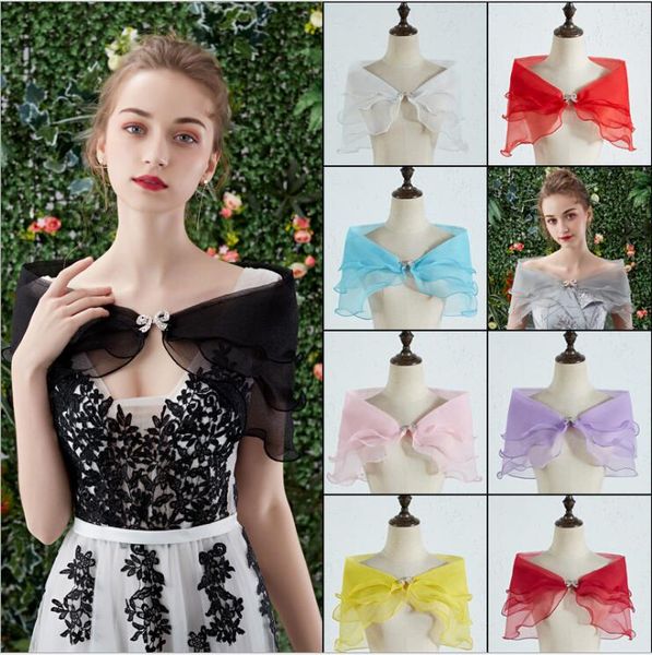 bridal shawl wedding dresses wraps covering arms sen net red shawls thin section bateau neck banquet female accessories, White
bridal shawl wedding dresses wraps covering arms sen net red shawls thin section bateau neck banquet female accessories, White