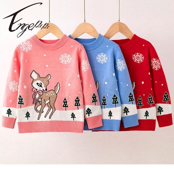 pullover engepapa christmas baby girl sweater long sleeves winter snowflake knitted children's clothes years, Blue
pullover engepapa christmas baby girl sweater long sleeves winter snowflake knitted children's clothes years, Blue