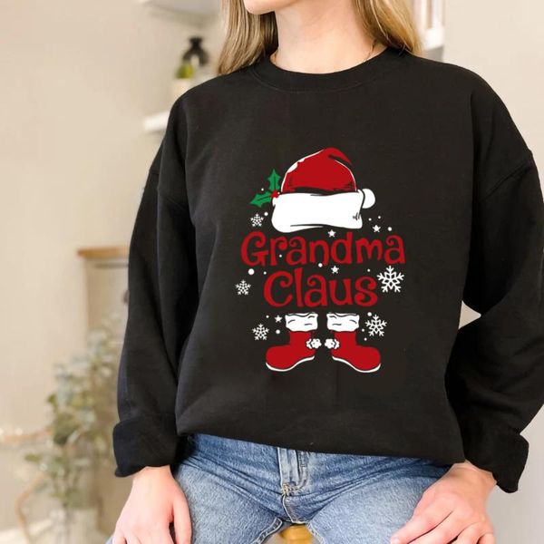 women's hoodies & sweatshirts grandma claus sweatshirt funny merry christmas pullovers mama gift women fashion casual holiday clothes v, Black
women's hoodies & sweatshirts grandma claus sweatshirt funny merry christmas pullovers mama gift women fashion casual holiday clothes v, Black