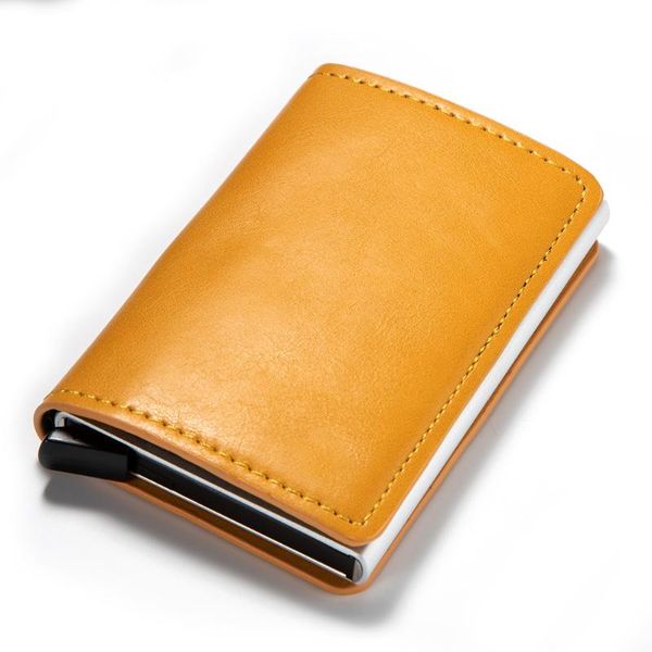 card holders casekey 2021 business holder men and women metal rfid vintage aluminium box crazy horse pu leather wallet, Brown;gray
card holders casekey 2021 business holder men and women metal rfid vintage aluminium box crazy horse pu leather wallet, Brown;gray
