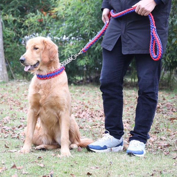 dog collars & leashes pet traction rope double strand pawstrip nylon braided leash, large collar leash s-xl
dog collars & leashes pet traction rope double strand pawstrip nylon braided leash, large collar leash s-xl