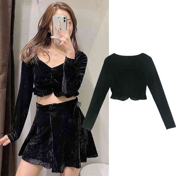 women's two piece pants za velvet women strapless solid color short pullover square collar long sleeve buttons qr9k, White
women's two piece pants za velvet women strapless solid color short pullover square collar long sleeve buttons qr9k, White
