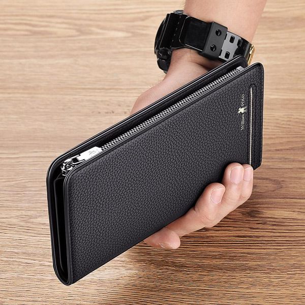 card holders genuine leather men's wallet anti-theft brush anti degaussing multi-functional ultra thin bag for men, Brown;gray
card holders genuine leather men's wallet anti-theft brush anti degaussing multi-functional ultra thin bag for men, Brown;gray