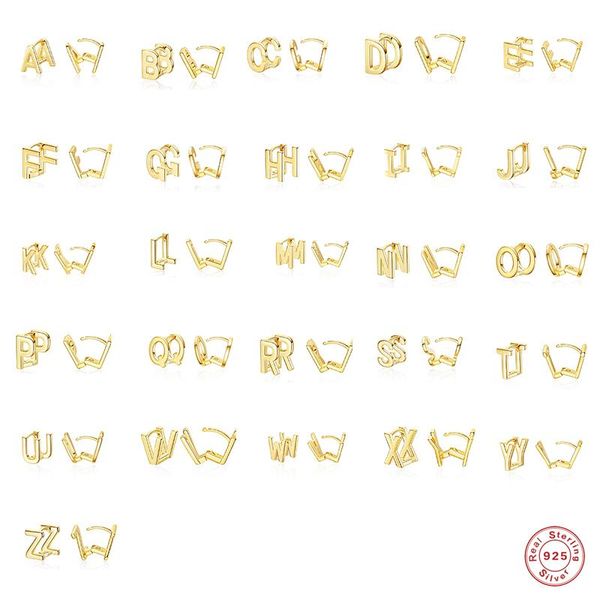 stud aide 925 sterling silver gold double sided 26 letters earrings for women cute mini initial name a-z alphabet ear studs gift, Golden;silver
stud aide 925 sterling silver gold double sided 26 letters earrings for women cute mini initial name a-z alphabet ear studs gift, Golden;silver