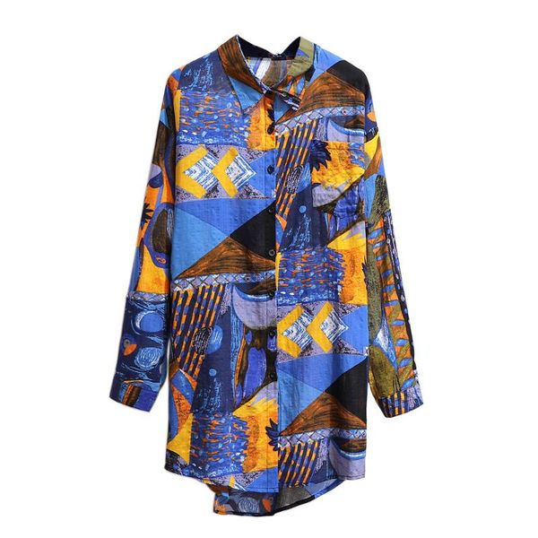 women's blouses & shirts print blouse 2021 clothing casual fashionable spring autumn turn-down collar long sleeve plus size for women 6, White
women's blouses & shirts print blouse 2021 clothing casual fashionable spring autumn turn-down collar long sleeve plus size for women 6, White