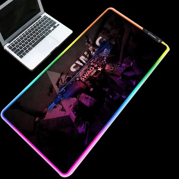 mouse pads & wrist rests mairuige csgo gaming pad rgb colorful lighting swag pattern keyboard non-slip table mat
mouse pads & wrist rests mairuige csgo gaming pad rgb colorful lighting swag pattern keyboard non-slip table mat