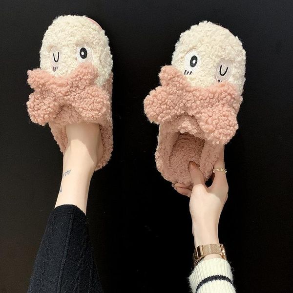 apanzu women slippers winter home shoes shallow low cover toe flock 2021 cute flat female living room plush, Black
apanzu women slippers winter home shoes shallow low cover toe flock 2021 cute flat female living room plush, Black