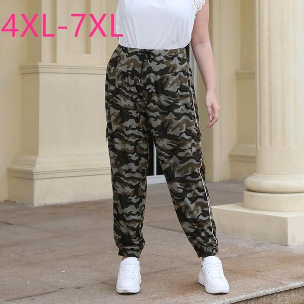 women's pants & capris 2021 spring autumn plus size pencil for women loose casual camo elastic waist long trousers with belt 4xl 5xl 6x, Black;white
women's pants & capris 2021 spring autumn plus size pencil for women loose casual camo elastic waist long trousers with belt 4xl 5xl 6x, Black;white