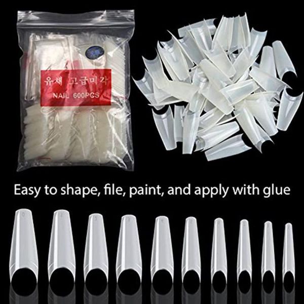 false nails 600pcs tip c curve coffin tips long half cover manicure 10 sizes acrylic extension system press on nail diy, Red;gold
false nails 600pcs tip c curve coffin tips long half cover manicure 10 sizes acrylic extension system press on nail diy, Red;gold