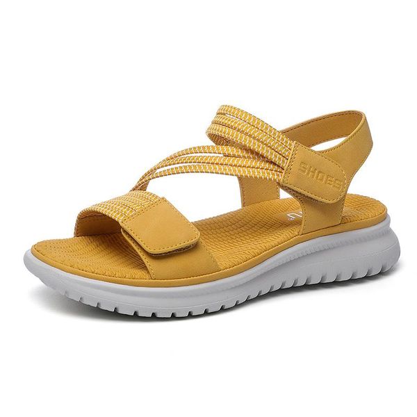 fashion brand beach sandals women thick sole summer shoes casual soft yellow plus size 42 a3426, Black
fashion brand beach sandals women thick sole summer shoes casual soft yellow plus size 42 a3426, Black