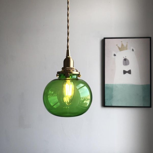 pendant lamps retro brass glass lights creative personality bedroom bedside hanging e27 wind restaurant mirror lamp
pendant lamps retro brass glass lights creative personality bedroom bedside hanging e27 wind restaurant mirror lamp