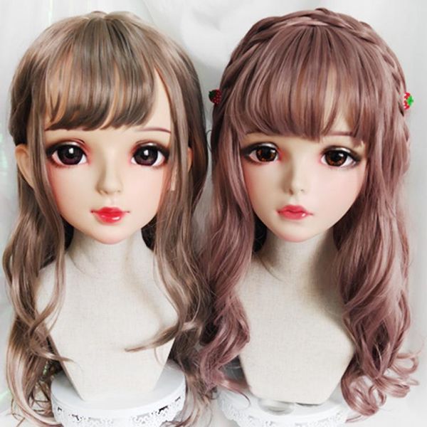 party masks (shi-11)female sweet girl resin half head kigurumi bjd eyes crossdress cosplay japanese anime role lolita mask with and wig
party masks (shi-11)female sweet girl resin half head kigurumi bjd eyes crossdress cosplay japanese anime role lolita mask with and wig
