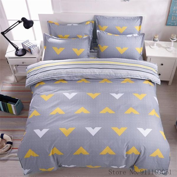 bedding sets home textile flat sheet duvet cover pillowcase gray arrow stripe children twin king size bedclothes 3/4pcs
bedding sets home textile flat sheet duvet cover pillowcase gray arrow stripe children twin king size bedclothes 3/4pcs