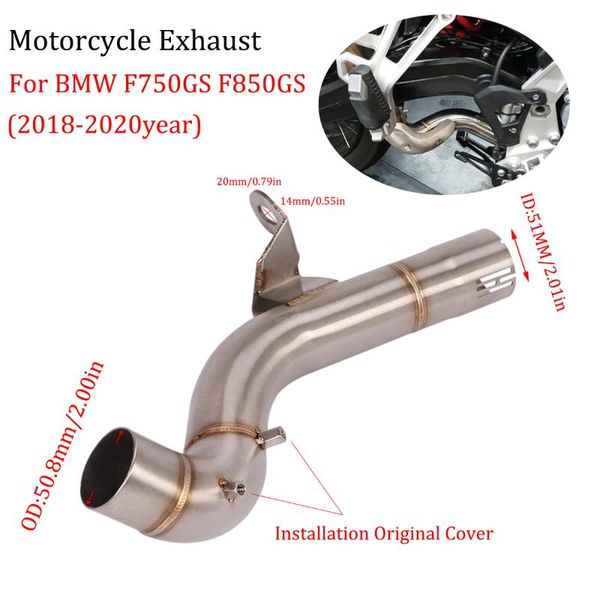 motorcycle exhaust pipe modified middle link catalyst escape moto slip on for f750gs f850gs 2021-2021year system
motorcycle exhaust pipe modified middle link catalyst escape moto slip on for f750gs f850gs 2021-2021year system
