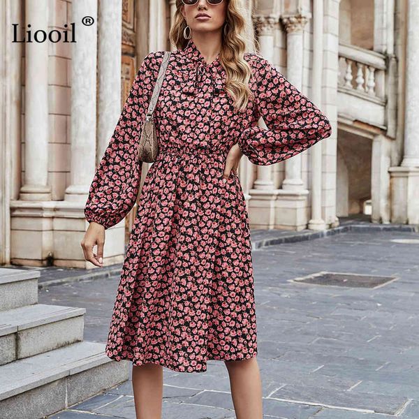 dress casual floral print chiffon midi dress women 2021 lace up v neck full sleeve ladies spring autumn elegant pullover dresses f146, Black;gray
dress casual floral print chiffon midi dress women 2021 lace up v neck full sleeve ladies spring autumn elegant pullover dresses f146, Black;gray