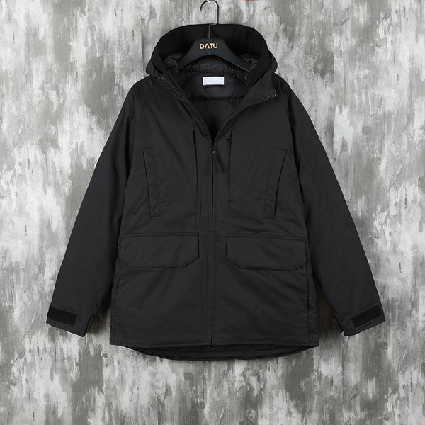 stone pirate 23fw winter medium and long down jacket functional style multi pocket design plush printing hat warm men's coat, Black
stone pirate 23fw winter medium and long down jacket functional style multi pocket design plush printing hat warm men's coat, Black